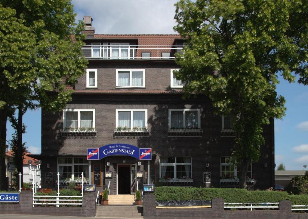 Hotel Und Restaurant Gartenstadt Érfurt Exterior foto